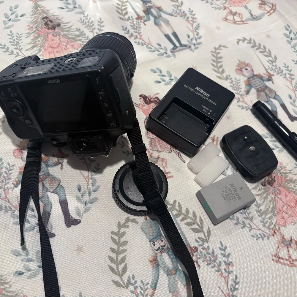 Nikon Black Camera Microphone with Strap